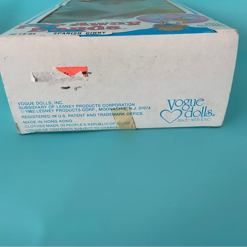 Vintage Ginny doll Spanish far away 1982 new in box toy collectors item